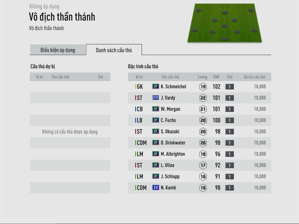 Tính năng Mini Team Color của FIFA Online 4 có gì hot?