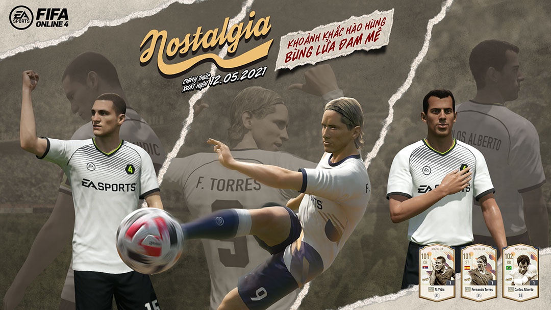 Màn tái xuất của Torres và Vidic với mùa thẻ Nostalgia