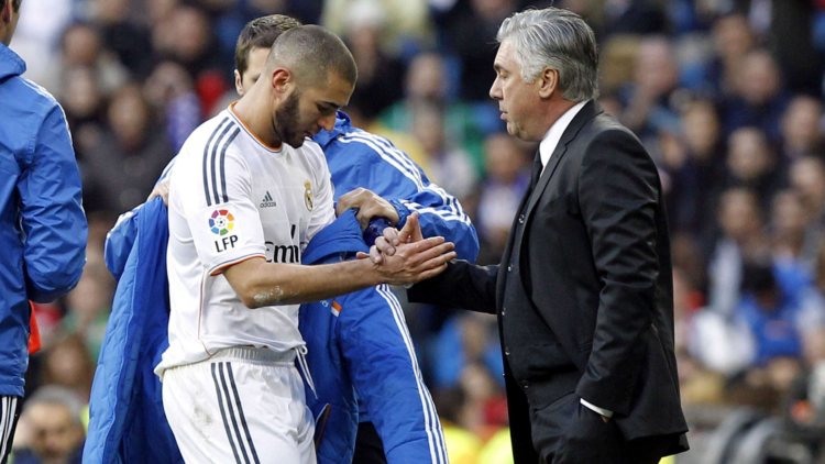 Kỳ vọng của HLV Carlo Ancelotti vào chân sút Karim Benzema